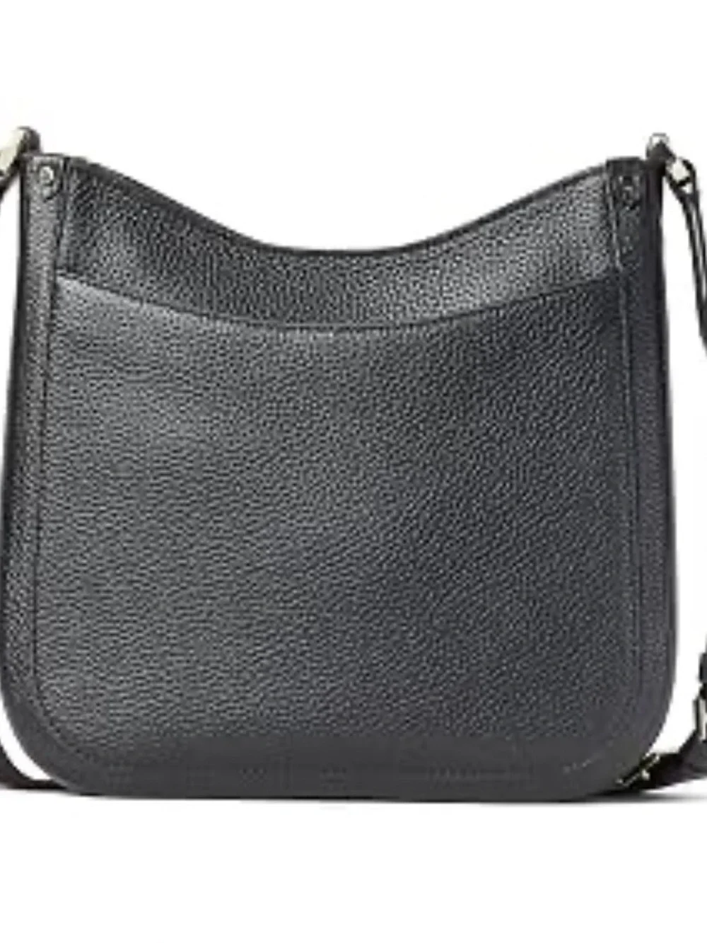 kate spade black Roulette Medium Crossbody Leather